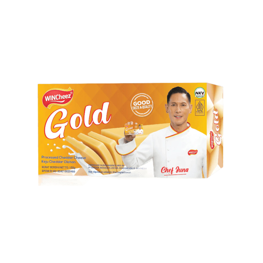 

Wincheez Gold Keju Cheese Cheddar Olahan 170 gr