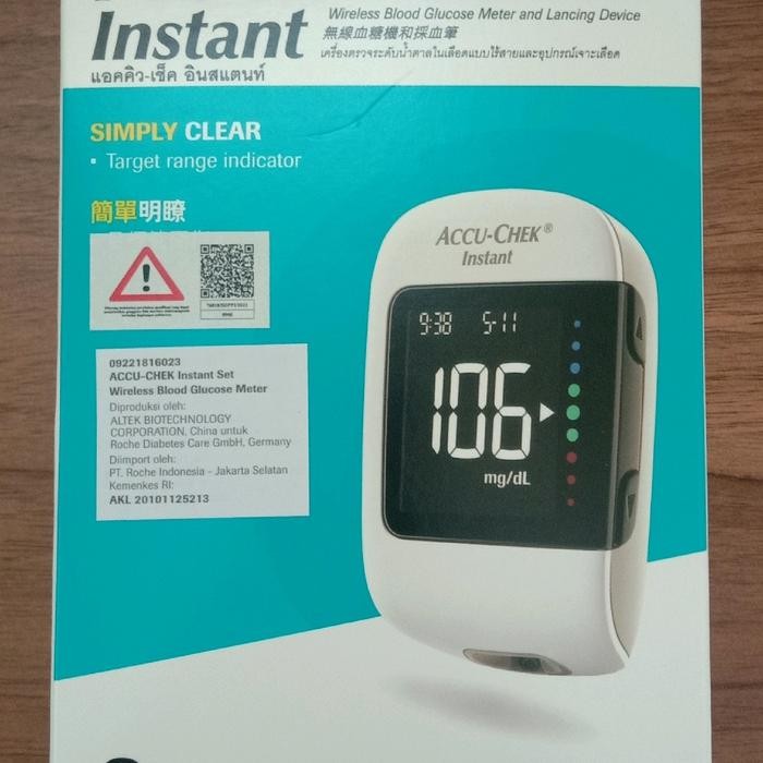 Accu chek instant meter/ Alat Accu Chek Instant ( Hanya alat saja ) - -, -