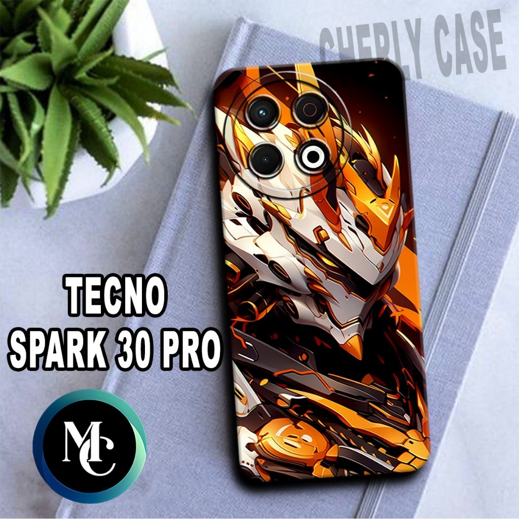 CC36/ Softcase karet lentur untuk TECNO SPARK 30 PRO/Motif GUNDAM/case TECNO SPARK 30 PRO/kesing TEC