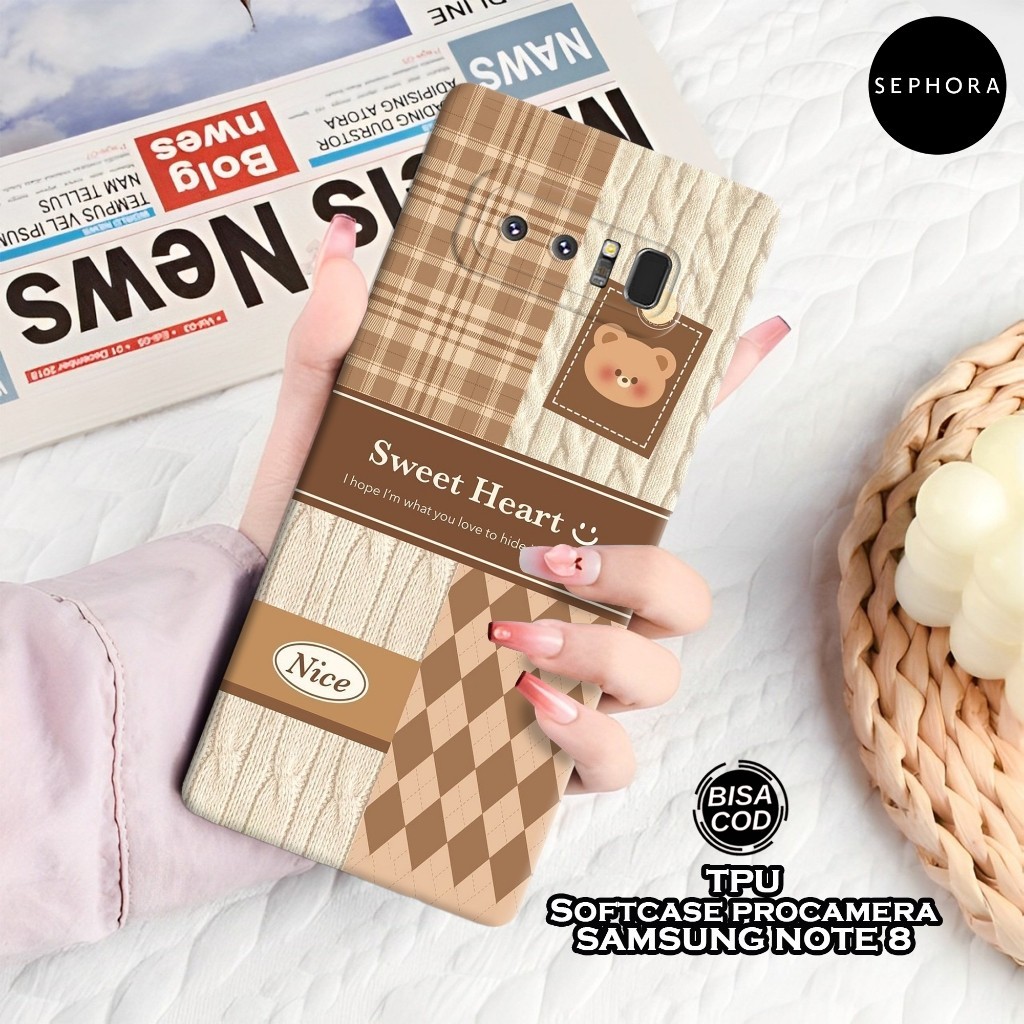 Case Samsung Note 8 Terbaru - Fashion Case Lucu - Softcase Samsung Note 8 - Case Pro Camera - Casing
