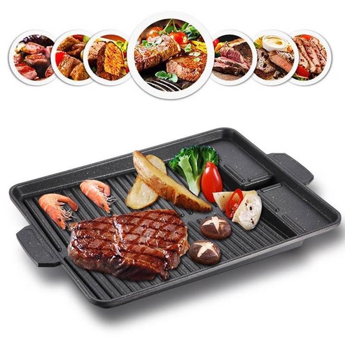 BBQ GRILL YAKINIKU PLATE - WAJAN PEMANGGANG DAGING BARBEQUE WAJAN BBQ