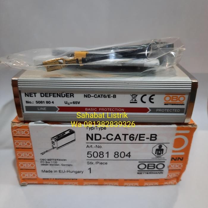 Surge Arrester OBO Betterman ND-Cat6/E-B Net Defender