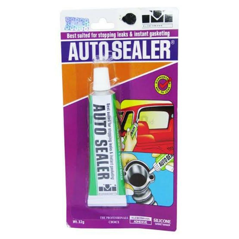 

Lem Auto Sealer Klebermann / Lem Silikon Gasket Hitam (32gr / 85gr)