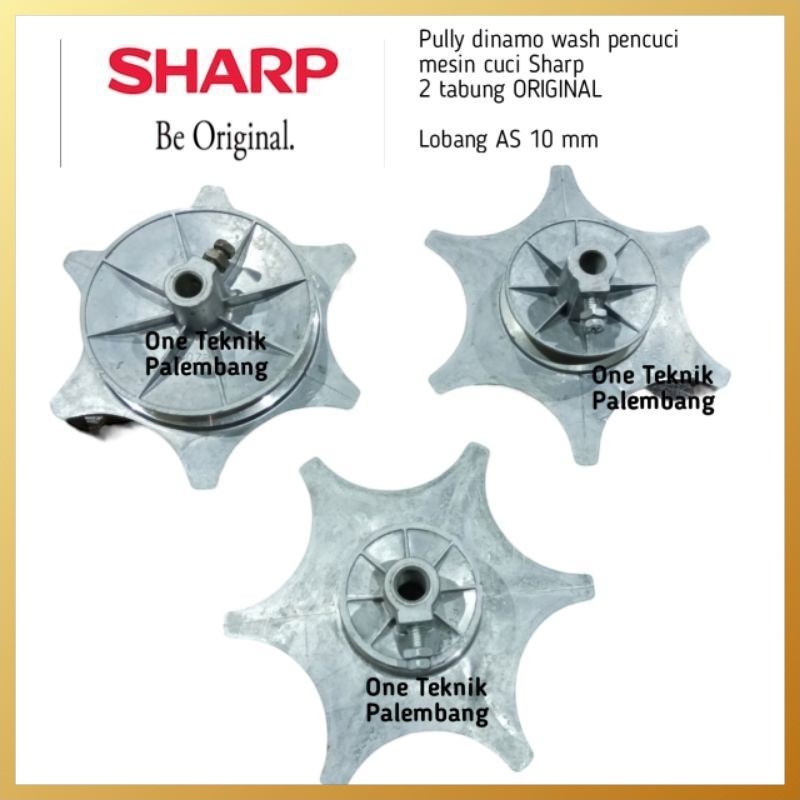 Pully puli dinamo wash pencuci mesin cuci Sharp 2 tabung original