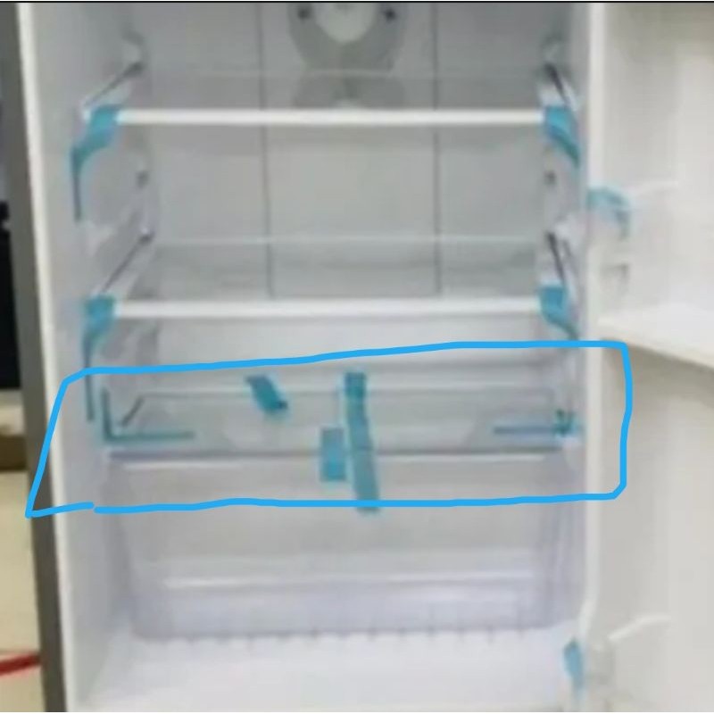 Tutup Rak Sayur Kulkas Polytron Original