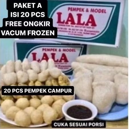 

[ FREE ONGKIR ] Isi 20 Pcs Pempek Lala 26 Ilir Palembang [ VACUM FROZEN ]
