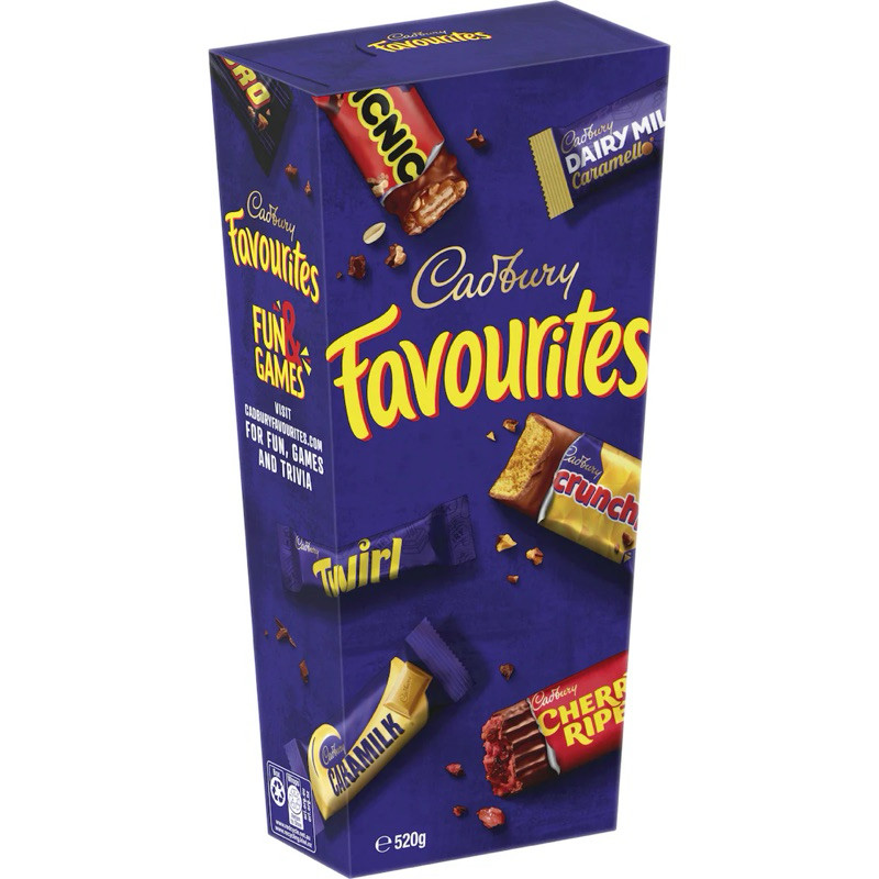 

Cadbury Favourites Boxed Chocolate 520g - Australia