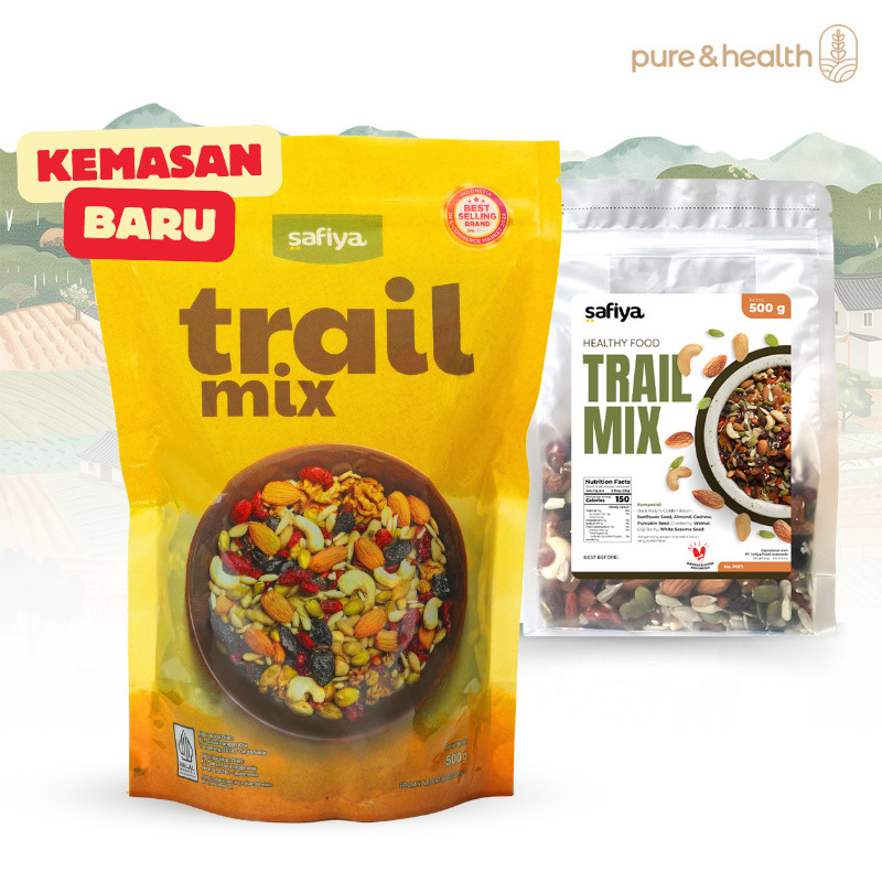 

Trail Mix 500 Gram Safiya Mix Nuts Superfood