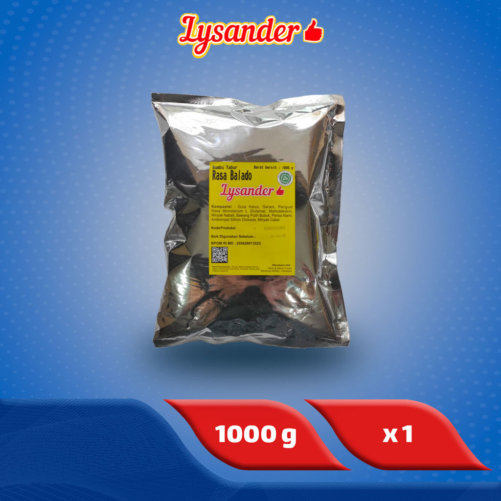 

Lysander Bumbu Tabur Balado 1 kg