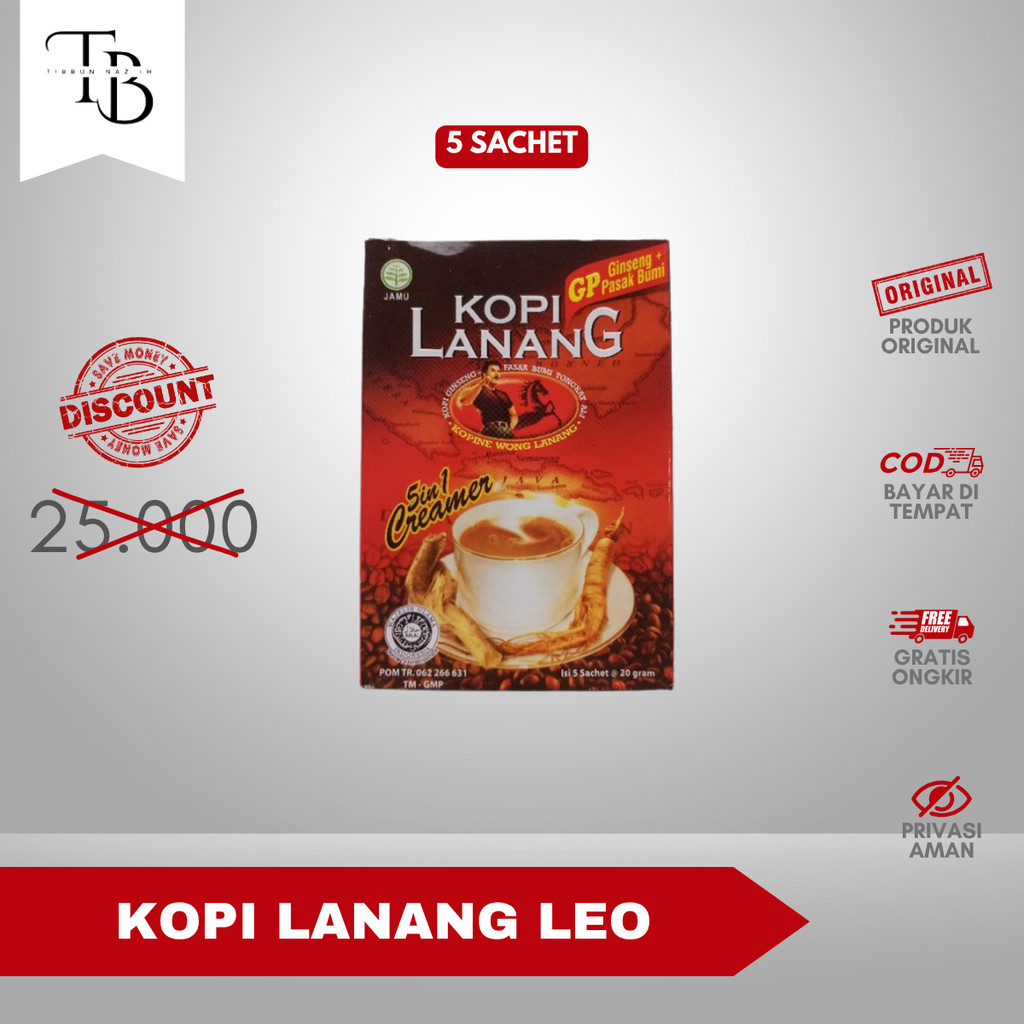 

KOPI LANANG - Kopi Lanang Original/Ginseng/Pasak Bumi/Leo/Coffee Original For Men