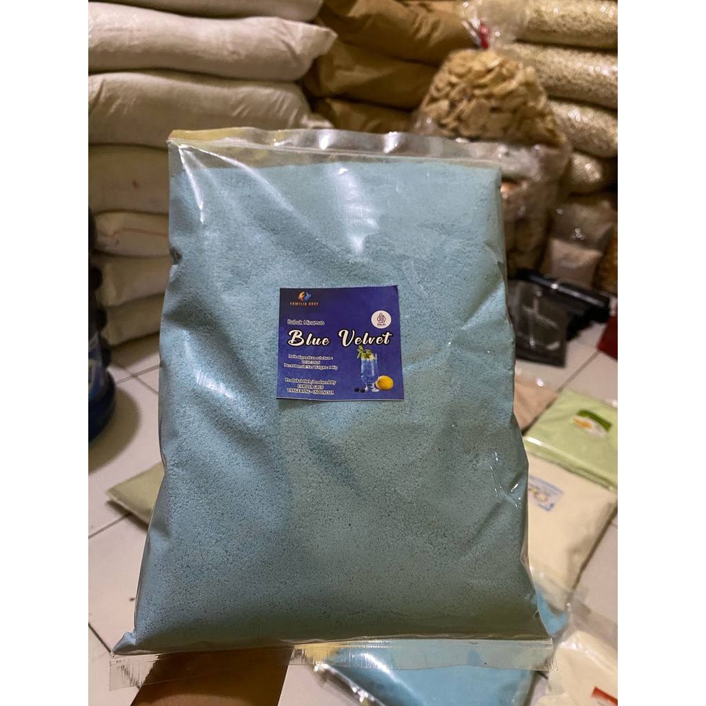 

Bubuk BLUE VELVET 1Kg I Bubuk minuman Bluevelvet 1Kg I Bluevelvet 1Kg I Blue Velvet Powder