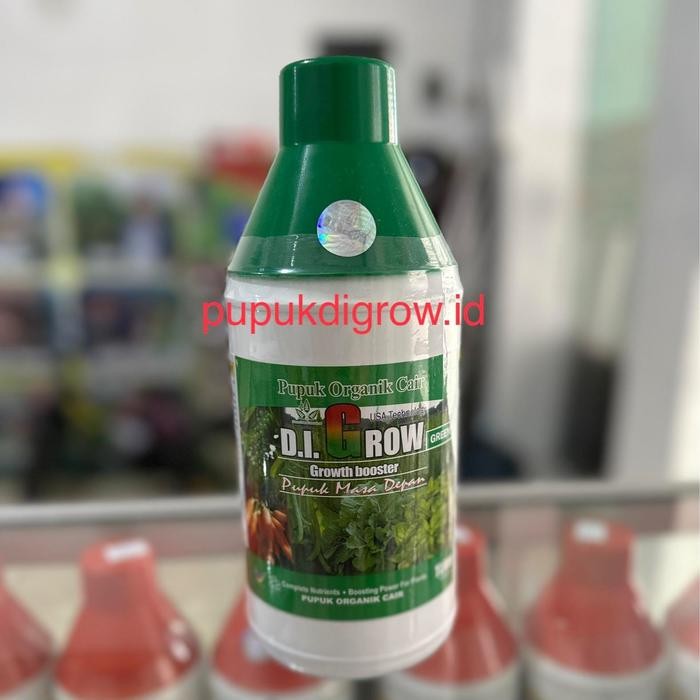 dijual_Pupuk Organik DIGROW / PUPUK CAIR ORGANIK DIGROW 1 liter Bunga Tanah Tanaman Alami - HIJAU