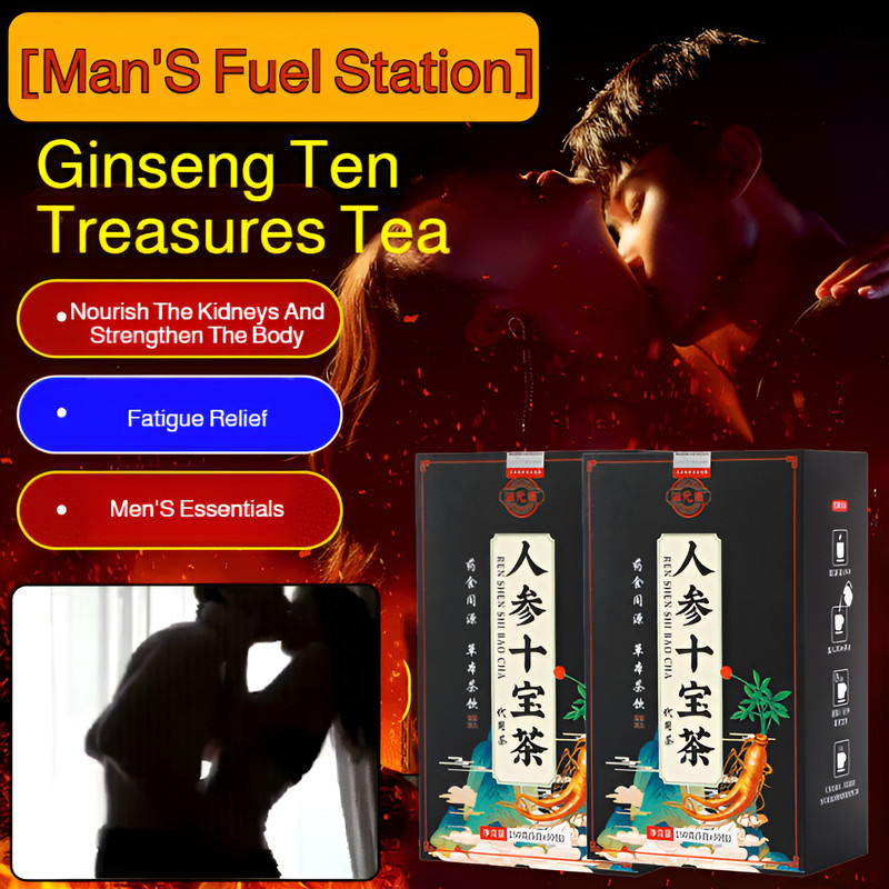 

150g (5g x 30 bungkus) Teh Ginseng Ten Treasures/Teh Kombinasi/Kurma Merah, Wolfberry, Cordyceps militaris, Mulberry, Bubuk Maca (Budidaya Buatan), Ubi Cina, Poria, Biji Teratai, Barley, Raspberry, Polygonatum