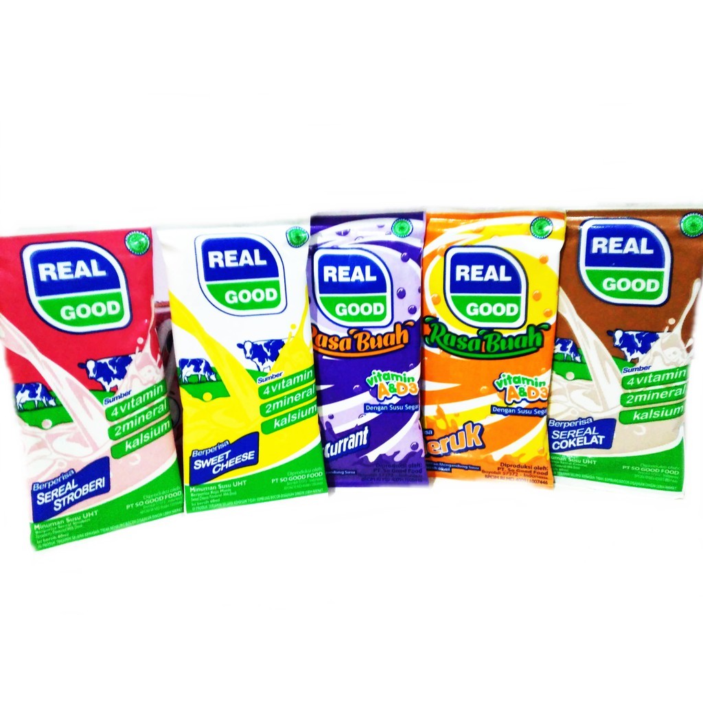 

Real Good Susu Bantal Isi 60 Pcs 50 Ml