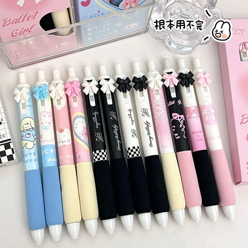 

Pulpen Gel Aesthetic / Gel Pen 0.5mm Mekanik Korea / Pena Retractable Lucu Bulpen Pink Bulpoin Alat Tulis For Student Back To School Office Stationery