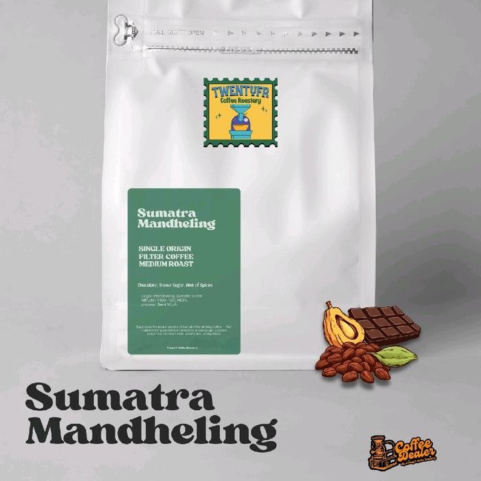

Biji Kopi Arabika Sumatra Mandheling Semi Wash - Roasted Coffee Beans - Halus / Fine