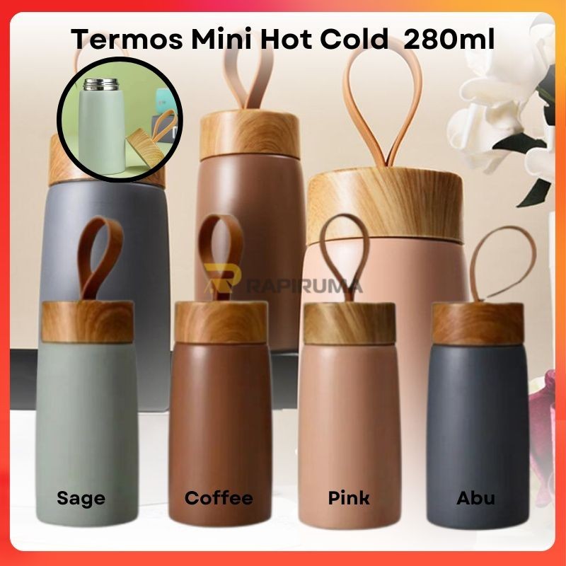 KICLONE_SHOP  Termos Mini Hot Cold  280ml Lucu  / Termos Mini Tahan Panas dan Dingin / Tumbrl Mini T