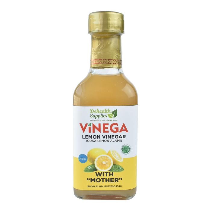 

Dehealth Supplies VINEGA Lemon Vinegar (Cuka Lemon Alami) - 250 Ml