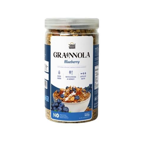 

Granola Timur Tengah 500gr Toples | Sereal Makanan Sehat Coklat Oatmeal - BlueBerry