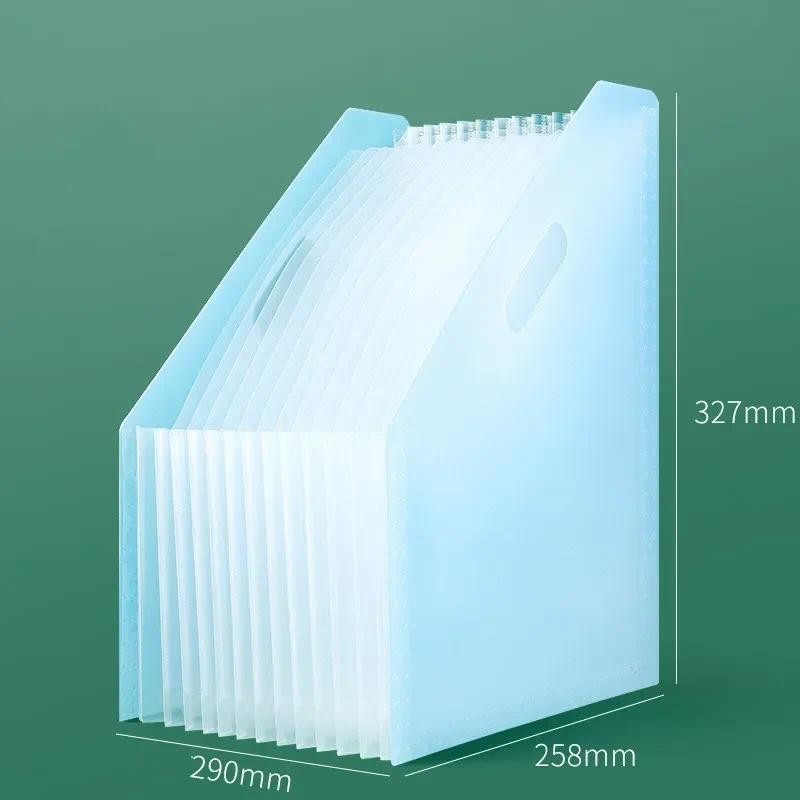 

Multi-layer Standing Test Paper Bag Vertical Organ A4 Data Storage Desk Organizers Office Portable Folder S ool Stationery