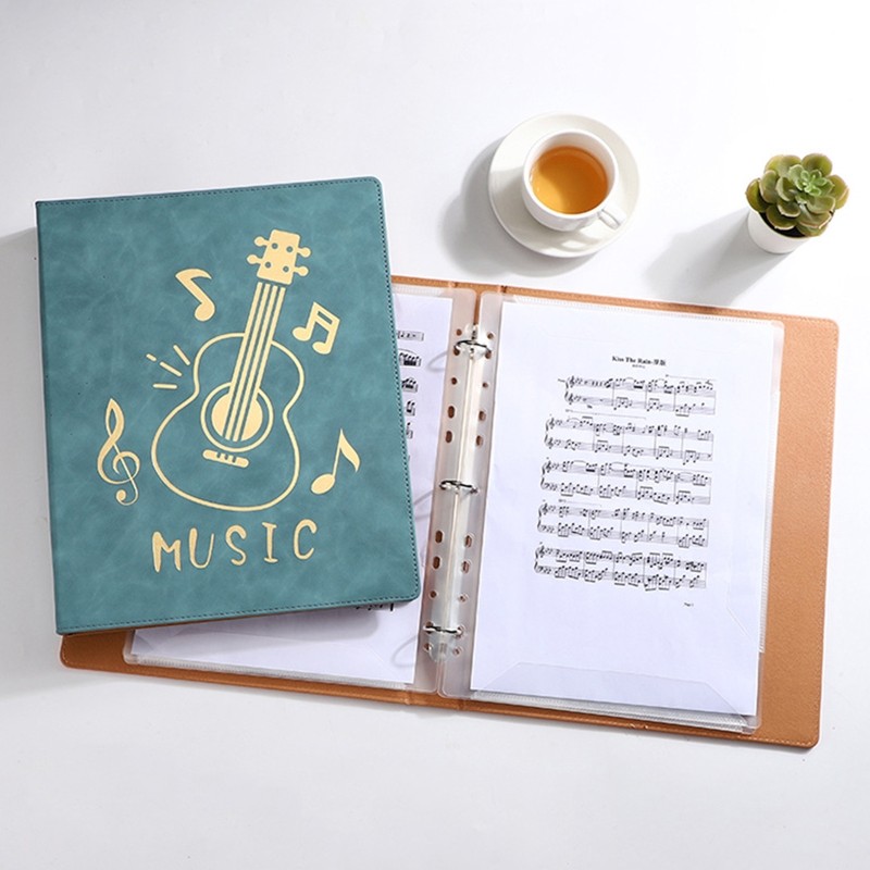 

A4 Size Piano Score Folder Music Sheet File Holder Document File Folder Portfolio Folder for Office School