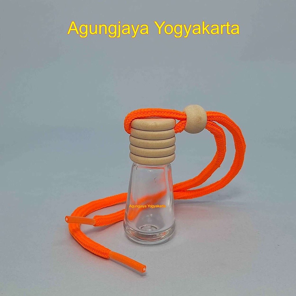 Botol Parfum Tali 5 ml Lonjong / Botol Gantung / Botol Parfum Gantung / Botol Parfum Mobil / Botol P