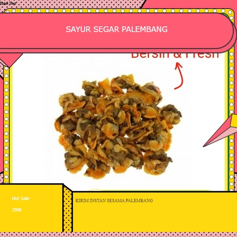 

kerang kupas Fresh - Toko Sayur Segar Diamond Palembang