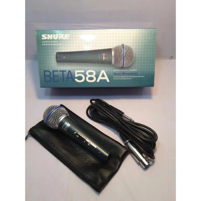Mic Shure Beta BT 58A ( ADA SWITCH ON/OFF & KABEL ) || Mic Fleco F-317 || Mic Sony SN-100 // MIC Son