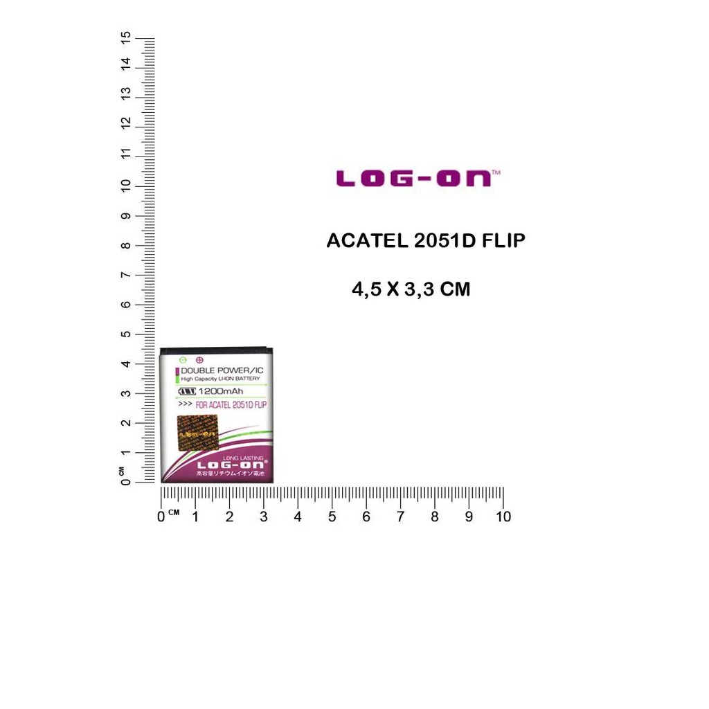 BATERAI LOGON ALCATEL 2051D FLIP