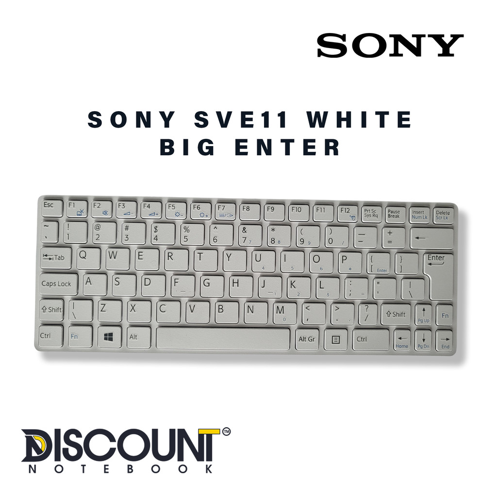 KEYBOARD SONY SVE11 WHITE BIG ENTER