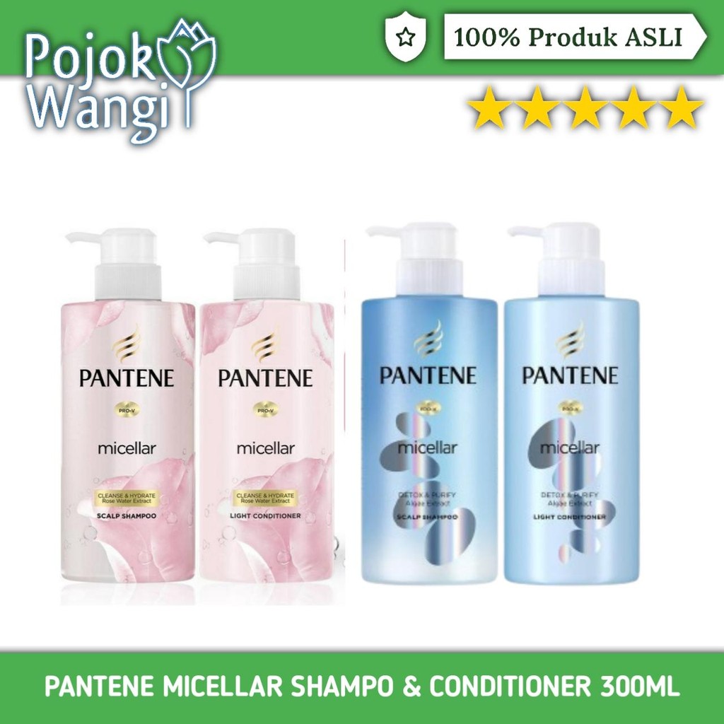PANTENE MICELLAR shampo conditioner Pilih varian 300ML