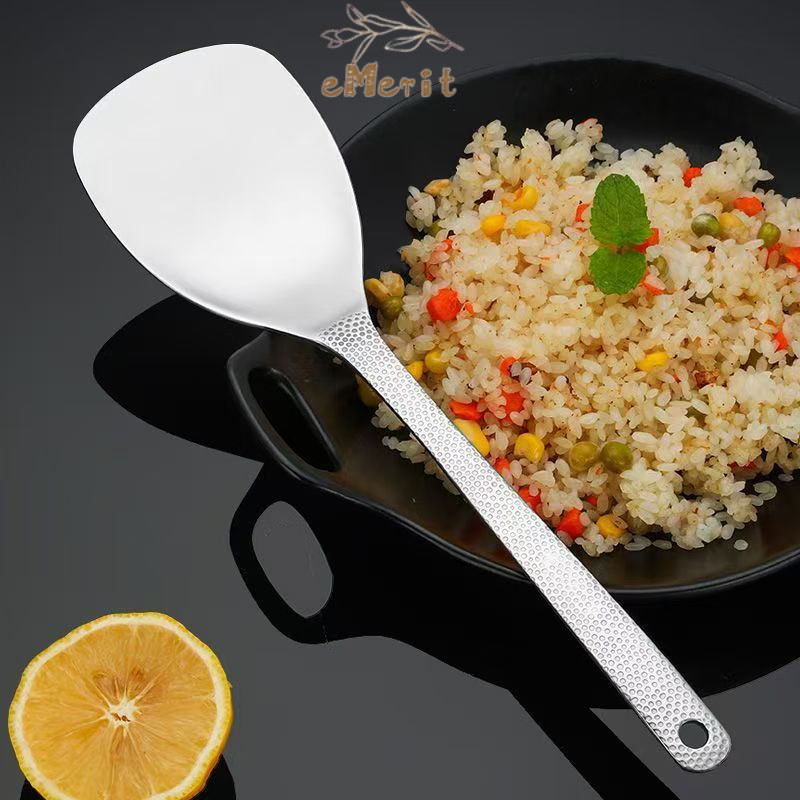 Spatula Stainless Steel / Alat Masak Spatula Sodet Sutil Skimmer Stainless Steel 304