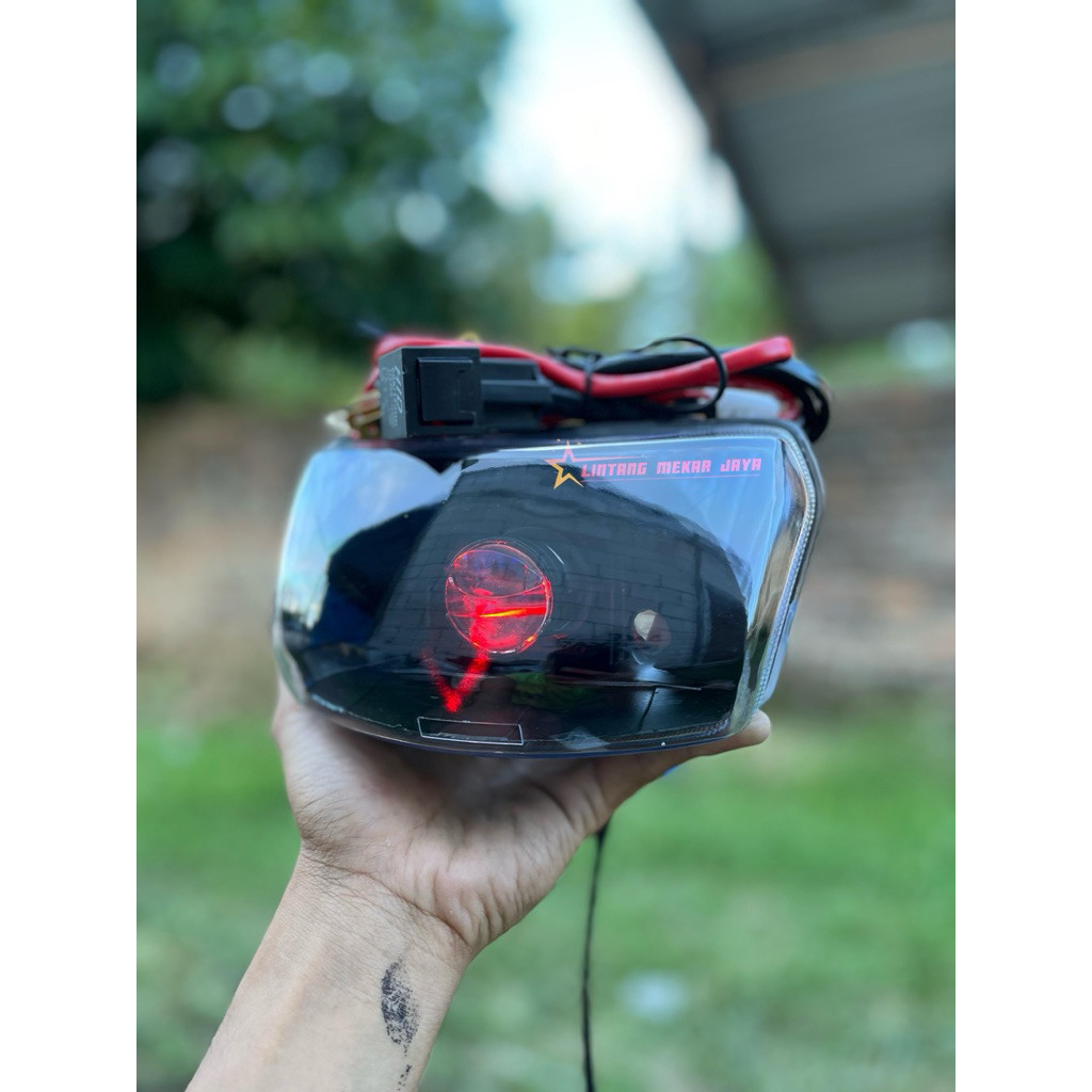 Lampum biled soket h4 ASTREA LEGENDA 2 custom Lampu H4 cahaya biled