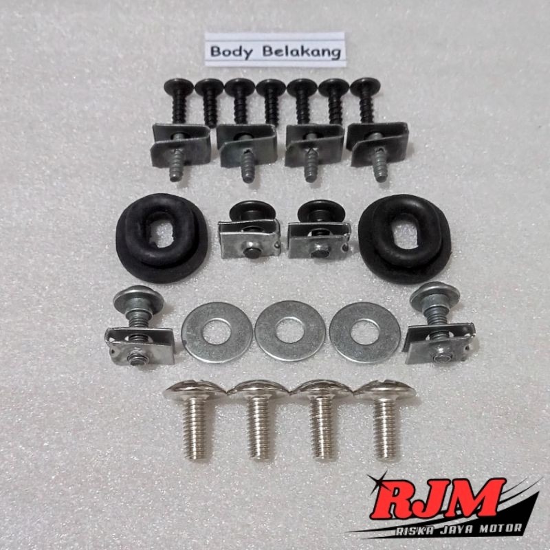 Baut Full Set Cover Bodi Body Belakang Honda Blade 125 Fi PGM-FI