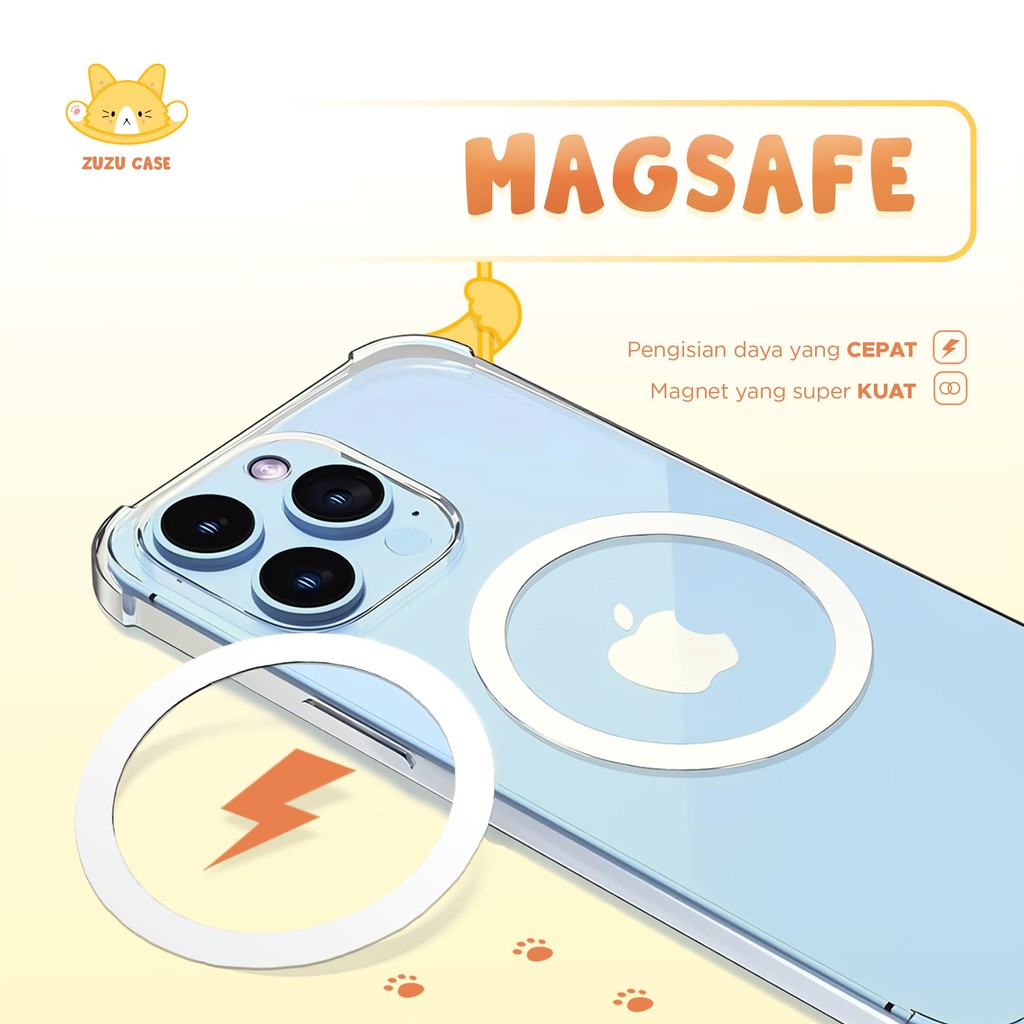 Magnetic Ring Magsafe – Stiker Magnet HP Wireless Charger / Ring Magnet Case