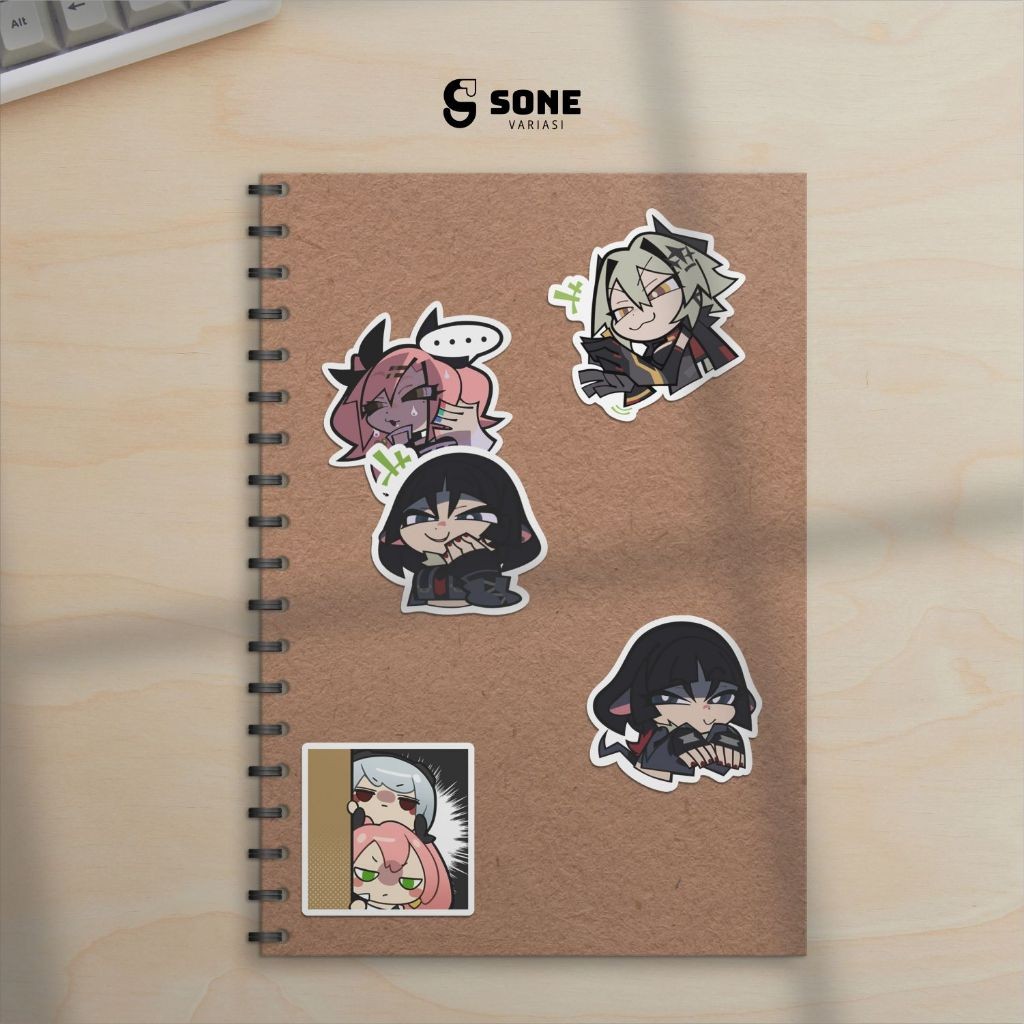 

Stiker Zenless Zone Zero Aesthetic Paper Vinyl Anti Air Aksesoris Laptop Buku Tumbler