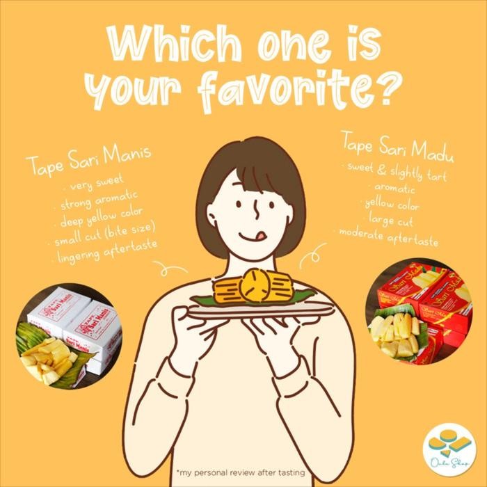 

Mumpung Murah TERMURAH Tape Sari Manis Jember 600 g