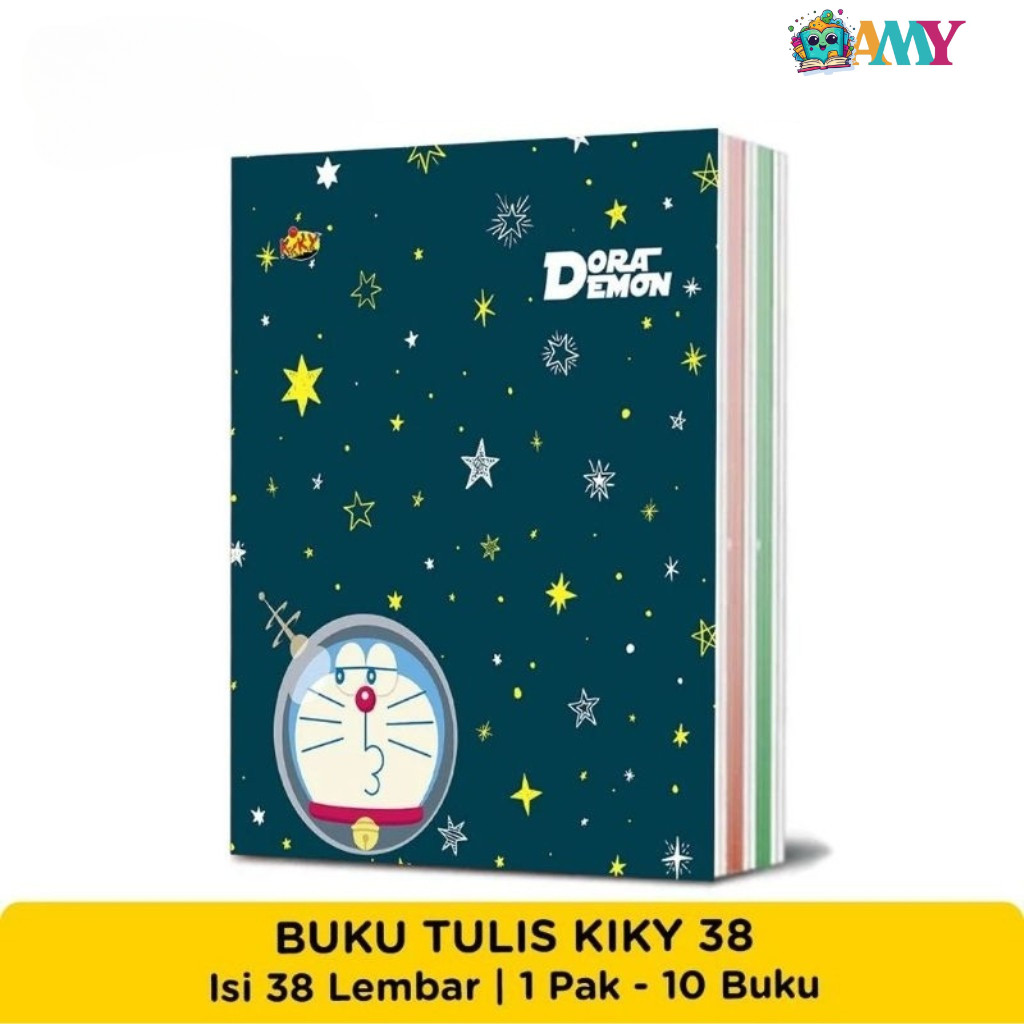 

KIKY BUKU TULIS 38 LEMBAR 10PCS Amy Stasionary