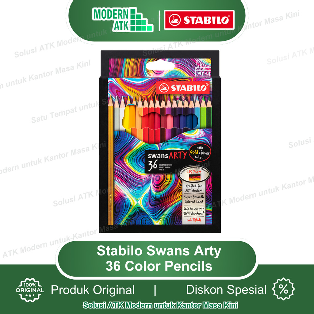

Stabilo Swans Arty 36 Color Pencils