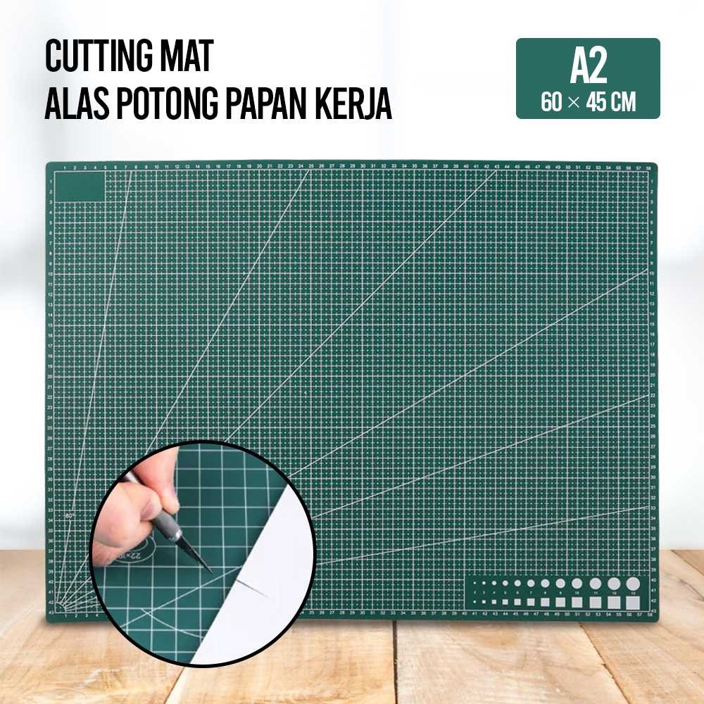 

‼️BISA COD‼️RCHMDSHP Working Pad Cutting Mat Alas Potong Papan Kerja A2 60x45cm - QJ3