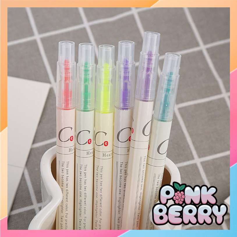 

PINK BERRY S5821 Highlighter Warna Warni 1 Set Stabilo Warna Warni Stabilo Warna 1 Set Stabilo Highlighter Warna