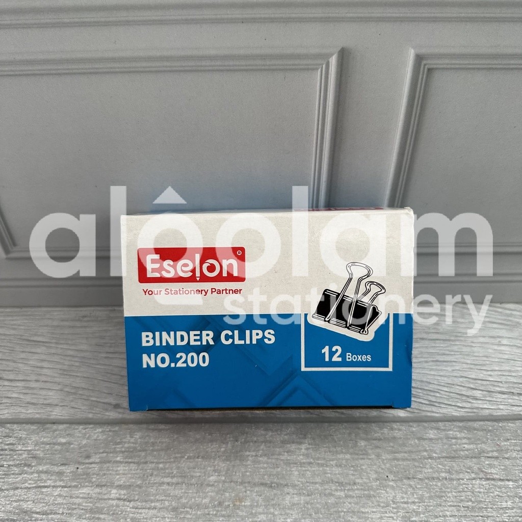

Binder Clip Penjepit Kertas Hitam No. 200