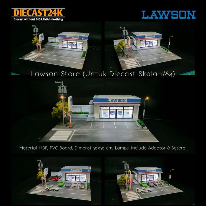 RAZZ Diorama Lawson Store Skala 1/64