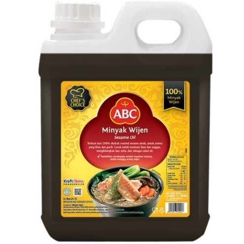 

Minyak Wijen ABC / Pure Sesame Oil ABC / Sesame Oil ABC / White Sesame Oil ABC - 1 Ltr