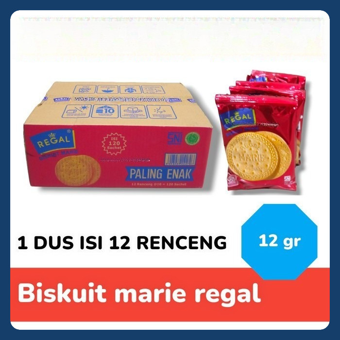 

Biskuit MARIE REGAL RENCENG 12 gr - ( HARGA 1 DUS )