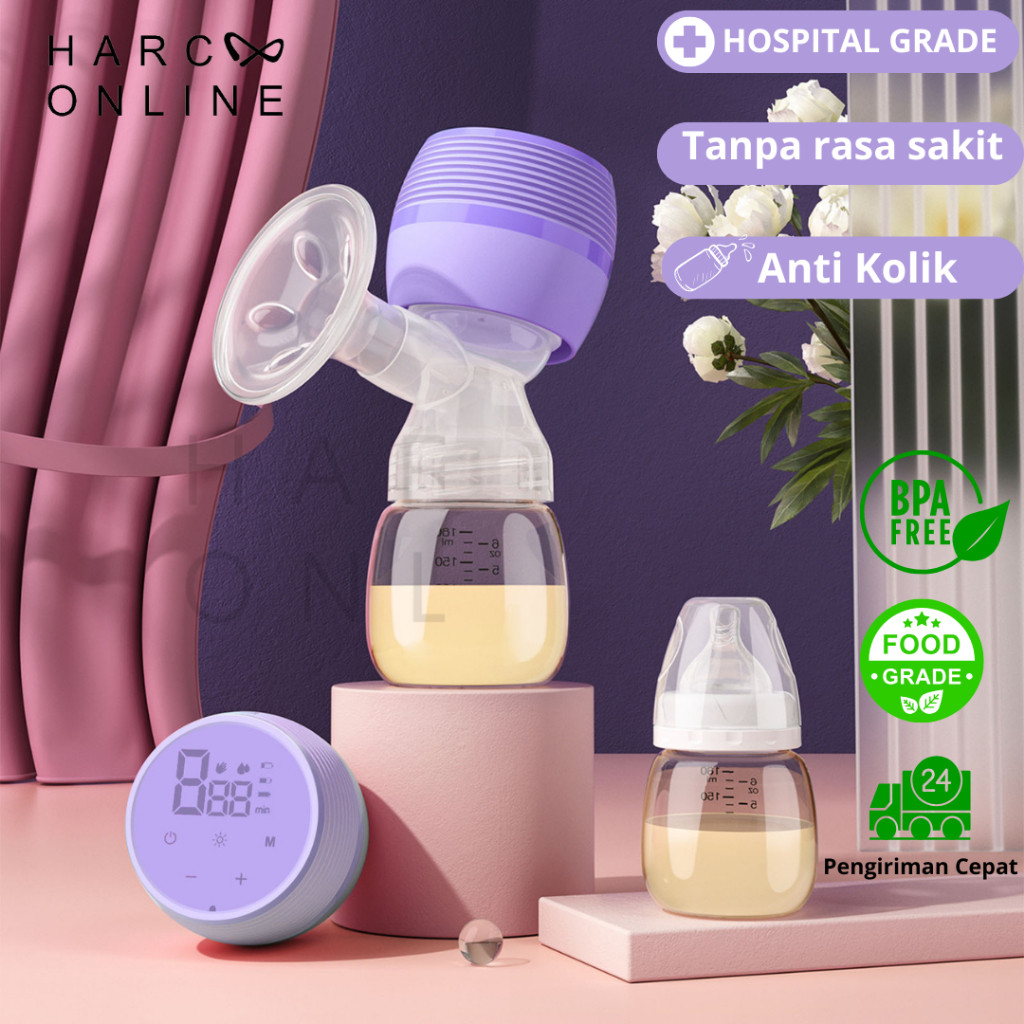 HARCOO ONLINE - Pompa ASI Pumping Asi Elektrik Breastpump Tanpa Kabel Portable Tanpa Rasa Sakit/Terb