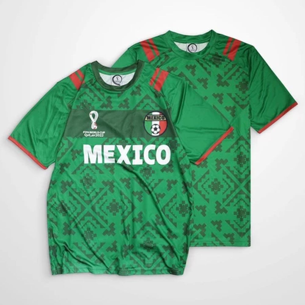 Kaos Bola Qatar 2022 – Kaos – Mexico