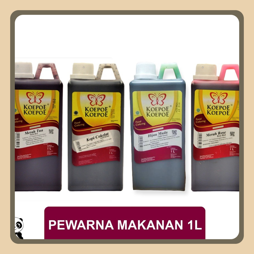 

KOEPOE KOEPOE / Kupu kupu Pewarna Makanan 1 Liter