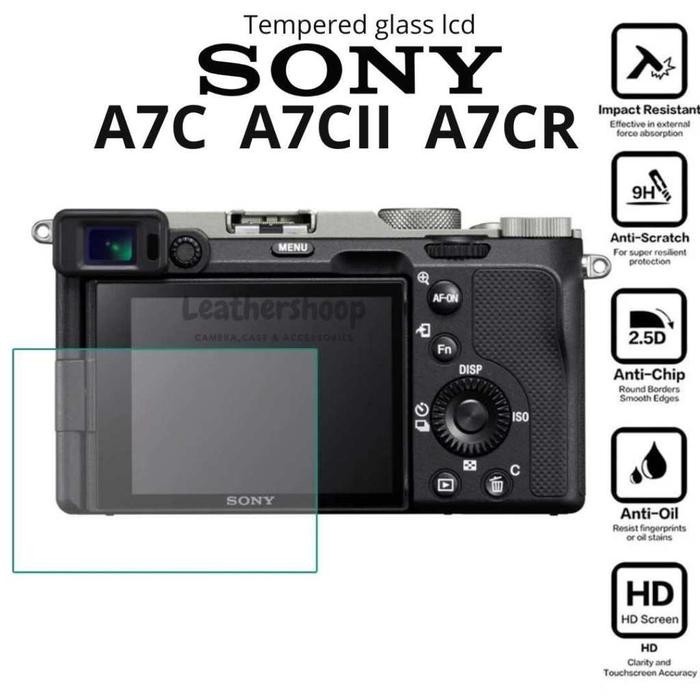 Tempered Glass LCD A7C A7CII A7CR Screen Guard Protector - A7C
