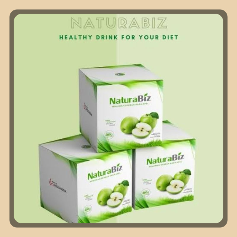 

Naturabiz minuman serbuk apel Original NaturaWorld 1box isi 10 sachet(Kemasan terbaru expired 2027)